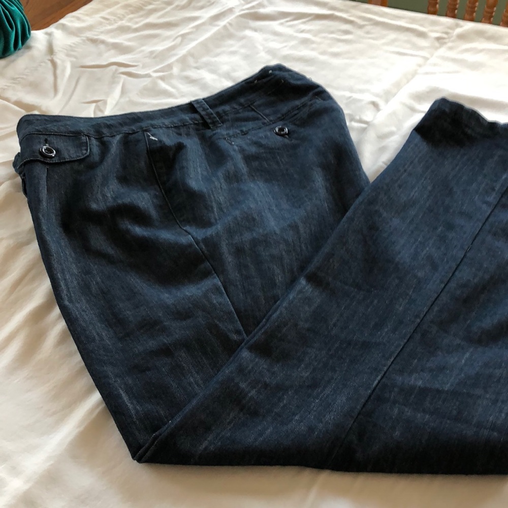 Fantasy blue jeans.